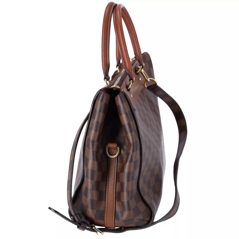 Louis Vuitton Damier Greenwich Brown Top Zip Tote N41337 - Picture 10 of 14